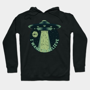 I want to believe in UFOs Hoodie